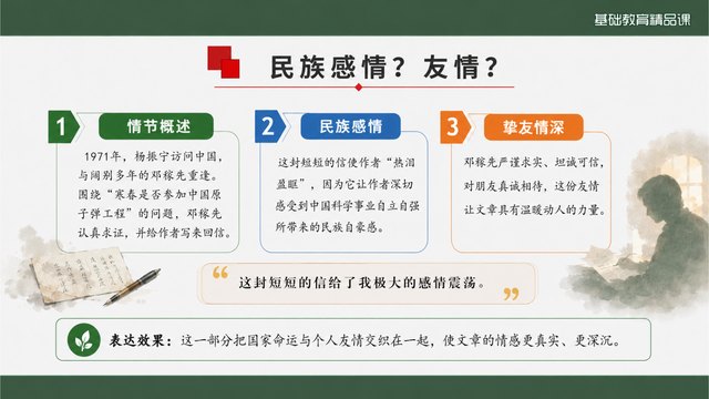 《邓稼先》精品课核心问题与探究活动