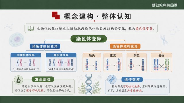 《染色体变异》精品课整体感知与知识支架